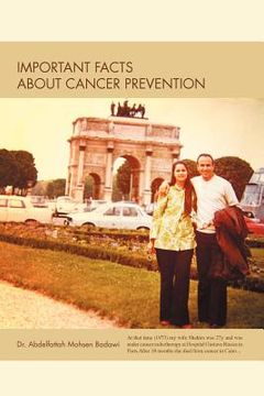 portada important facts about cancer prevention (en Inglés)