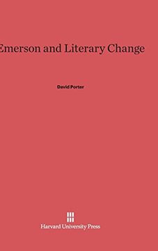 portada Emerson and Literary Change (in English)