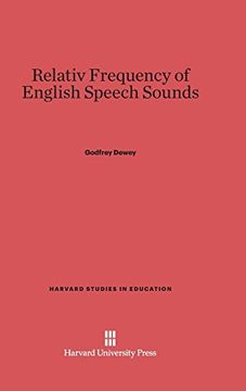 portada Relativ Frequency of English Speech Sounds (en Inglés)