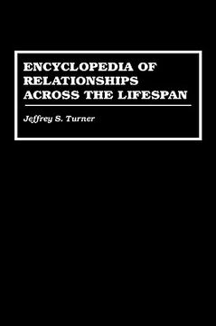 portada Encyclopedia of Relationships Across the Lifespan (en Inglés)