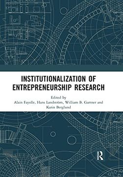 portada Institutionalization of Entrepreneurship Research (en Inglés)