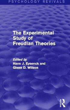 portada The Experimental Study of Freudian Theories (Psychology Revivals) (en Inglés)