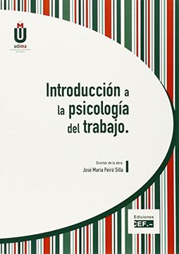 portada Introducción a la Psicología del Trabajo (in Spanish)