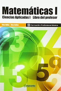 portada Matemáticas i: Ciencias Aplicadas i. Libro Profesor: 1 (Marcombo Formación)