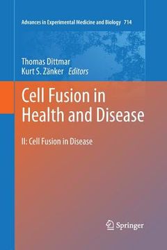 portada Cell Fusion in Health and Disease: II: Cell Fusion in Disease (en Inglés)