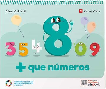 portada Mas que Numeros Cuaderno 8 (in Spanish)