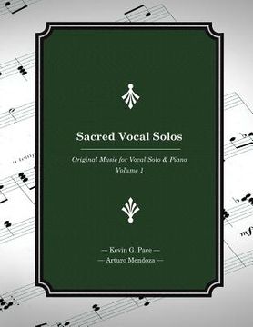 portada Sacred Vocal Solos: Original Music for Vocal Solo & Piano