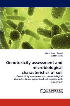 portada genotoxicity assessment and microbiological characteristics of soil (en Inglés)