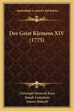 portada Der Geist Klemens XIV (1775) (en Alemán)