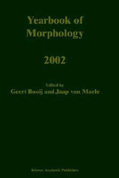portada yearbook of morphology 2002 (in English)