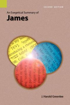 portada an exegetical summary of james, 2nd edition (in English)