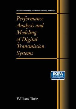 portada Performance Analysis and Modeling of Digital Transmission Systems (en Inglés)