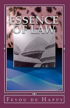 portada essence of law (en Inglés)