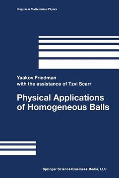 portada Physical Applications of Homogeneous Balls (in English)