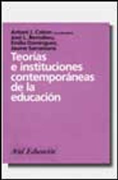 portada Teorias e Instituciones Contemporaneas de la Educacion
