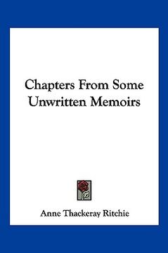 portada chapters from some unwritten memoirs (en Inglés)