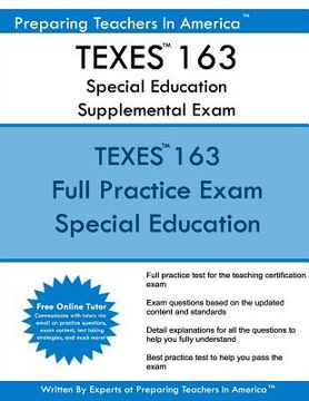 portada TEXES 163 Special Education Supplemental Exam: TEXES 163 Exam (en Inglés)