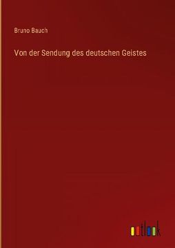 portada Von der Sendung des deutschen Geistes (in German)