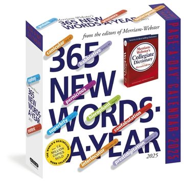 portada 365 new Words-A-Year Page-A-Day Calendar 2025: From the Editors of Merriam-Webster