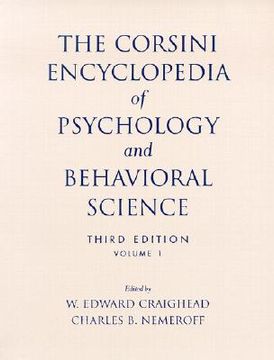 portada the corsini encyclopedia of psychology and behavioral science (en Inglés)
