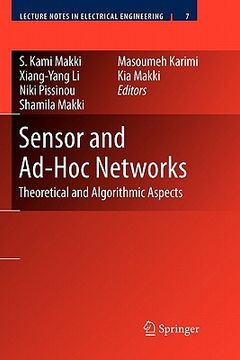 portada sensor and ad-hoc networks: theoretical and algorithmic aspects (en Inglés)