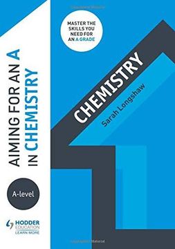 portada Aiming for an A in A-level Chemistry (Paperback) (en Inglés)
