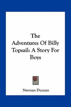 portada the adventures of billy topsail: a story for boys (en Inglés)