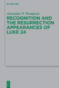 portada Recognition and the Resurrection Appearances of Luke 24 (en Inglés)