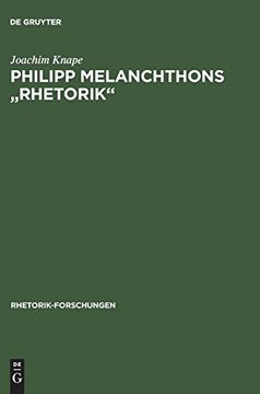 portada Philipp Melanchthons "Rhetorik" (en Alemán)