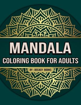 portada Mandala Coloring Book for Adults (en Inglés)