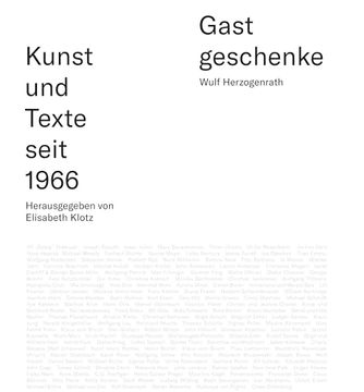 portada Gastgeschenke - Kunst und Texte Seit 1966 (en Alemán)