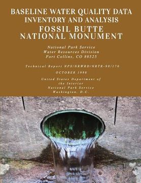 portada Baseline Water Quality Data Inventory and Analysis: Fossil Butte National Monume (en Inglés)