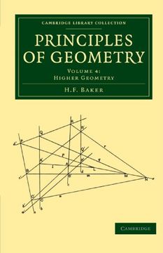 portada Principles of Geometry 6 Volume Paperback Set: Principles of Geometry: Volume 4, Higher Geometry Paperback (Cambridge Library Collection - Mathematics) (en Inglés)