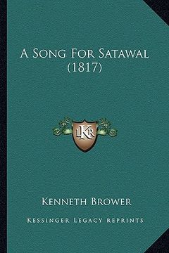 portada a song for satawal (1817) (in English)