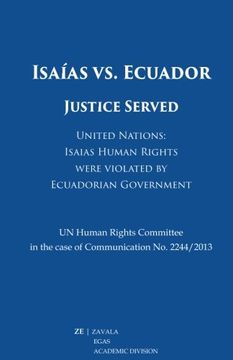portada Isaías vs. Ecuador: Justice Served