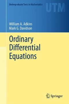 portada Ordinary Differential Equations (Undergraduate Texts in Mathematics) (en Inglés)