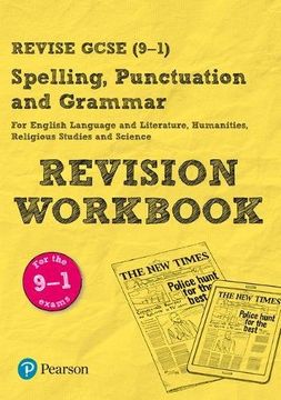portada Revise Gcse Spelling, Punctuation and Grammar Revision Workbook (Revise Companions) (en Inglés)