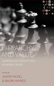 portada Hierarchy and Value: Comparative Perspectives on Moral Order (Studies in Social Analysis) (in English)