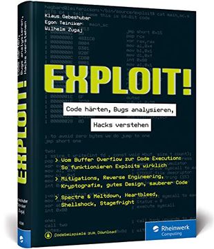 portada Exploit! Code Härten, Bugs Analysieren, Hacks Verstehen (in German)