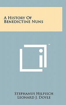 portada a history of benedictine nuns (en Inglés)