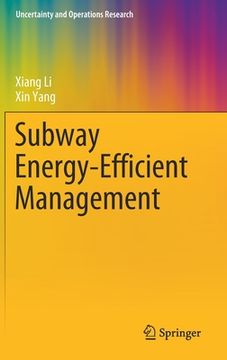 portada Subway Energy-Efficient Management (en Inglés)