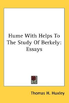 portada hume with helps to the study of berkely: essays (in English)