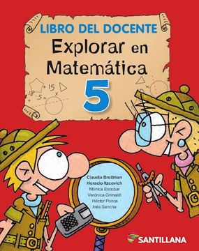 portada Explorar en Matematica 5 Santillana