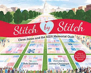 portada Stitch by Stitch: Cleve Jones and the Aids Memorial Quilt (en Inglés)
