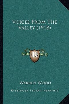 portada voices from the valley (1918) (en Inglés)