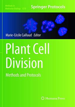 portada Plant Cell Division: Methods and Protocols