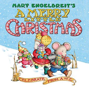 portada Mary Engelbreit's a Merry Little Christmas Board Book: Celebrate From a to z (en Inglés)