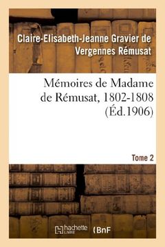 portada Memoires de Madame de Remusat, 1802-1808. Tome 2 (Histoire) (French Edition)