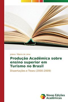 portada Produção Acadêmica sobre ensino superior em Turismo no Brasil