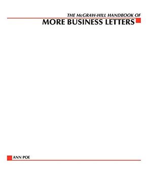 portada The Mcgraw-Hill Handbook of More Business Letters (en Inglés)